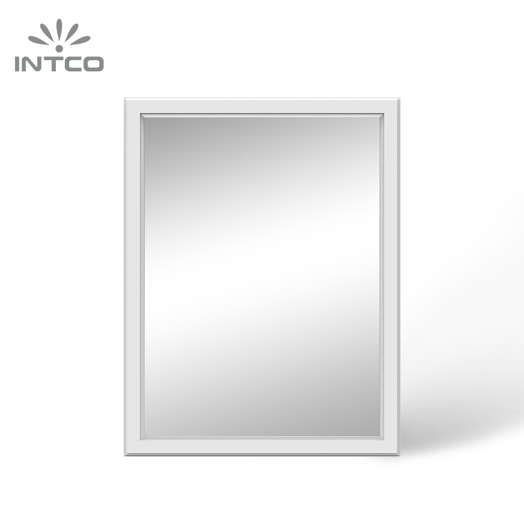 White Particleboard Mirror Medicine Cabinet 20x26.8 inch