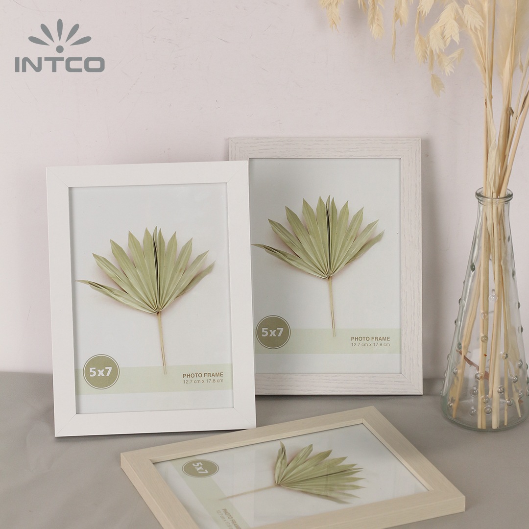 White MDF Photo Frame for Wall Hanging or Tabletop Display