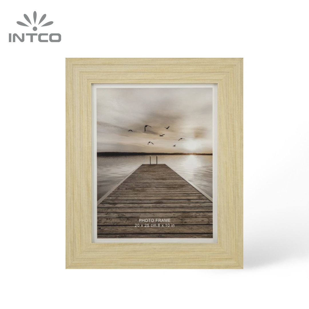 .PS Framed Natural Wood Grain Photo Frame